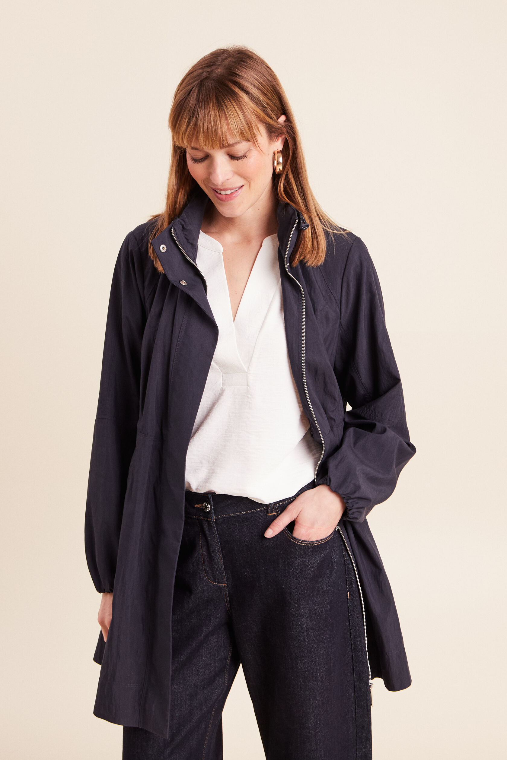 Parka cintrée longue doublée, BREAL