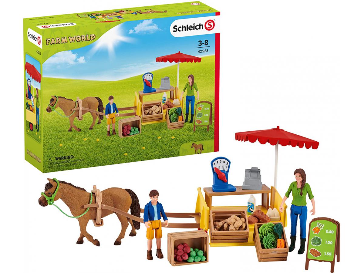 Étal mobile de la ferme figurines, SCHLEICH