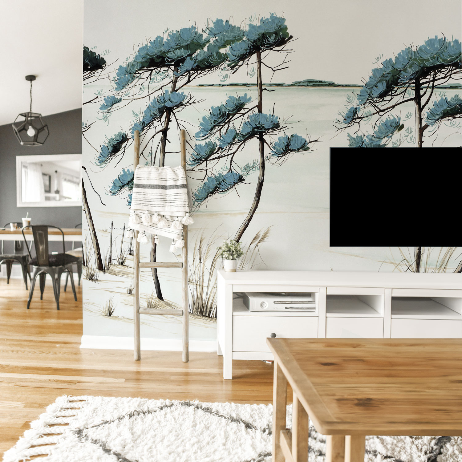 Papier peint panoramique Plage du bassin, Couleurs 450 x 250cm, ACTE DECO