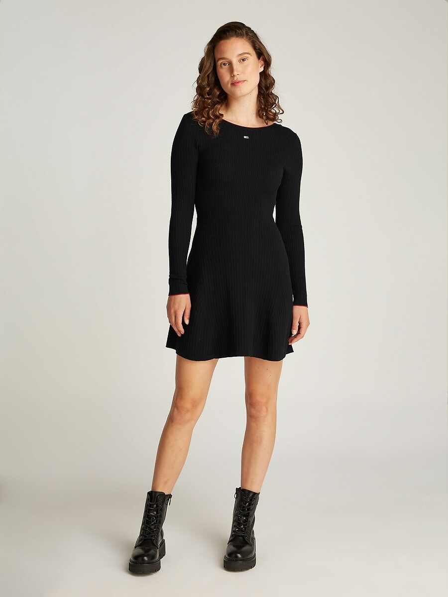 Jurk met lange mouwen, TOMMY JEANS