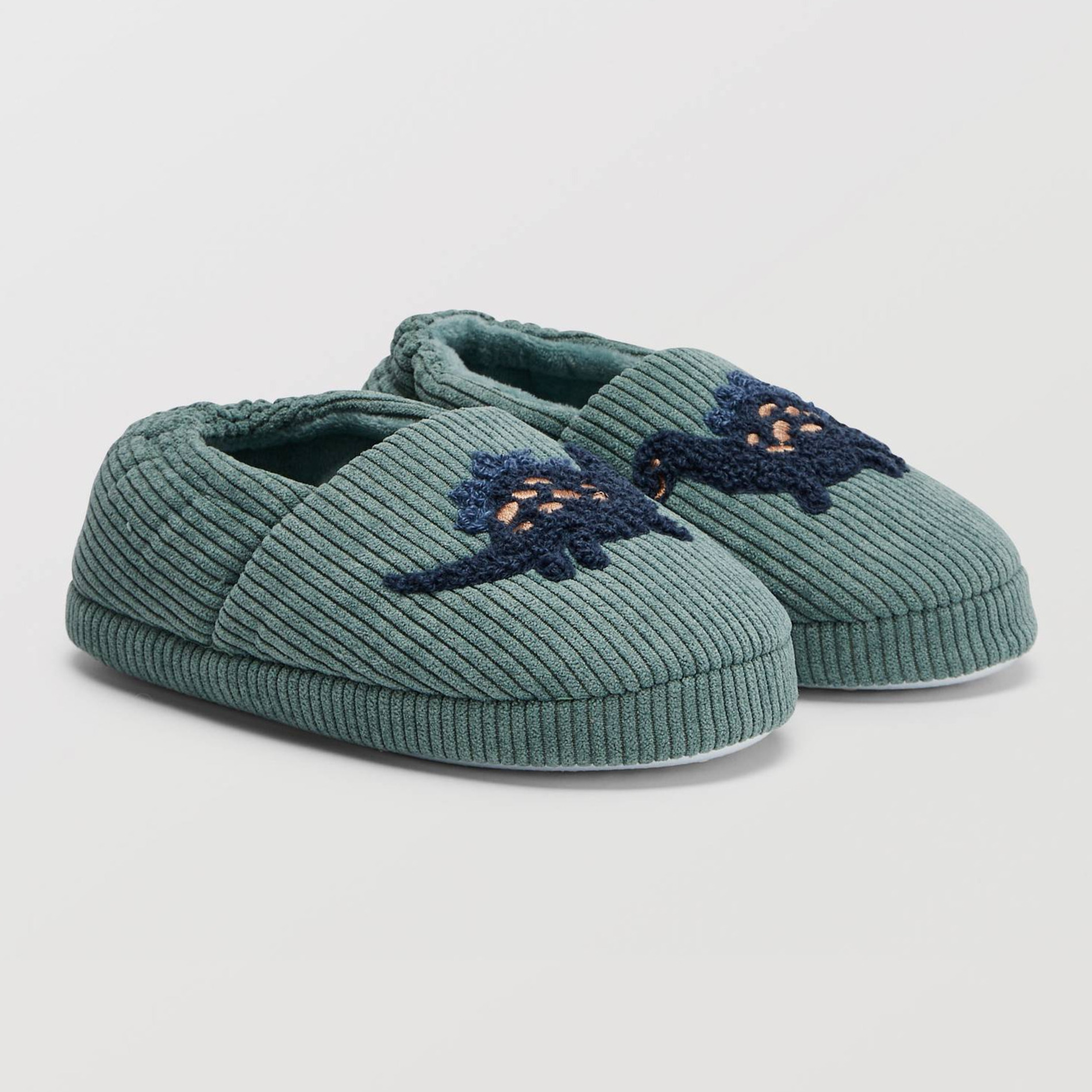 Chaussons garçon velours côtelé, MONOPRIX