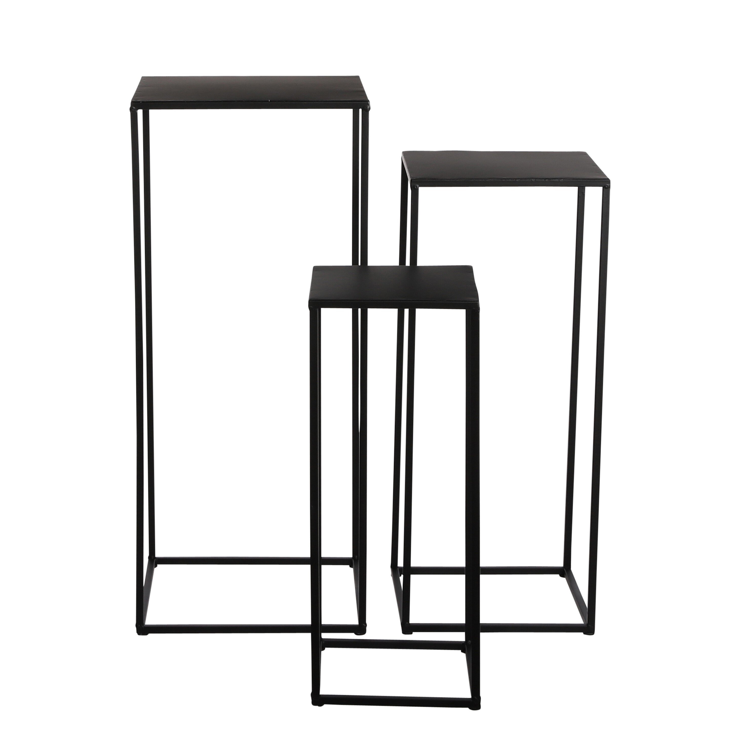 Lot de 3 tables d'appoint H70 cm QUINTY, MICA DECORATIONS