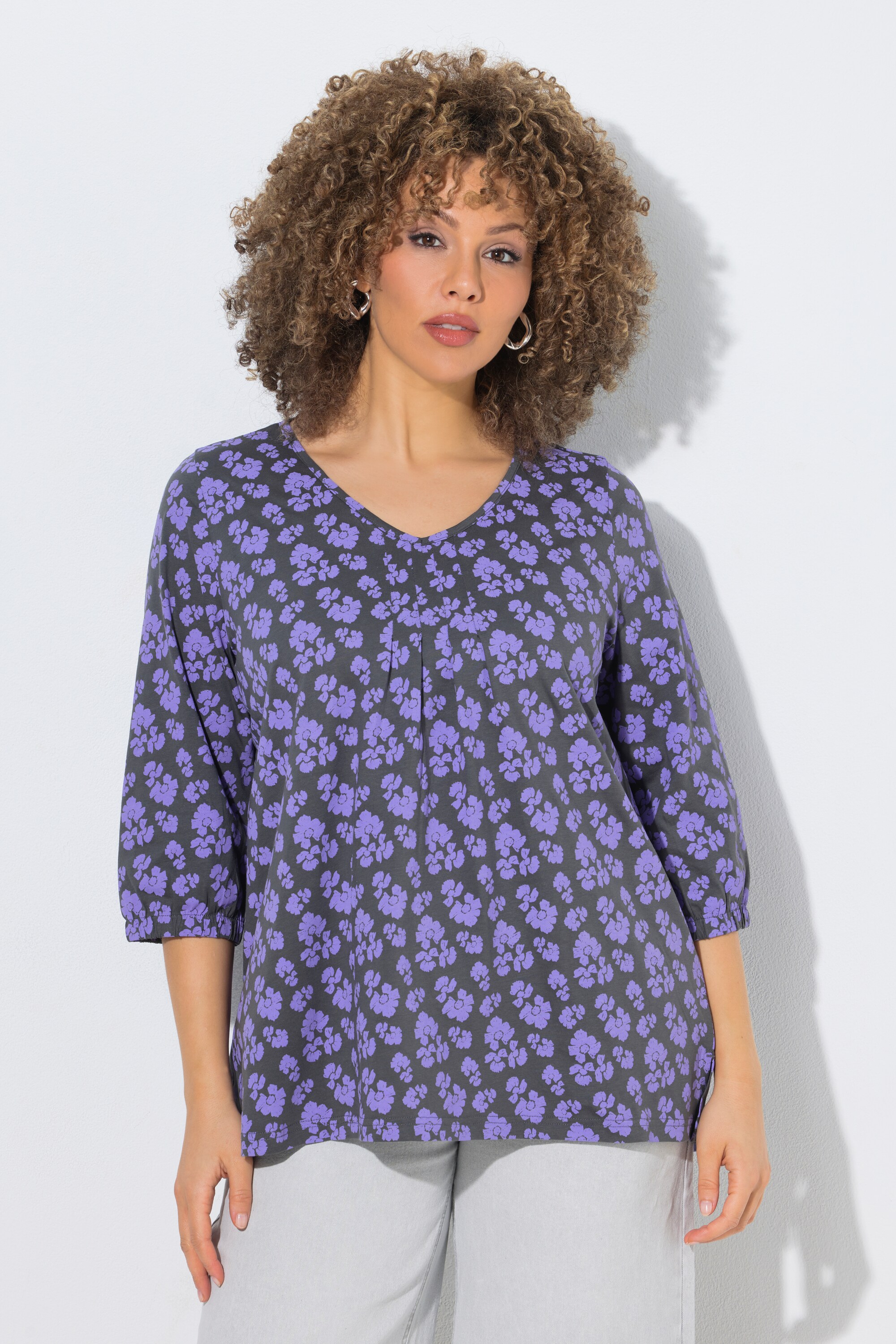 Blouse oversize, pli fantaisie, ULLA POPKEN