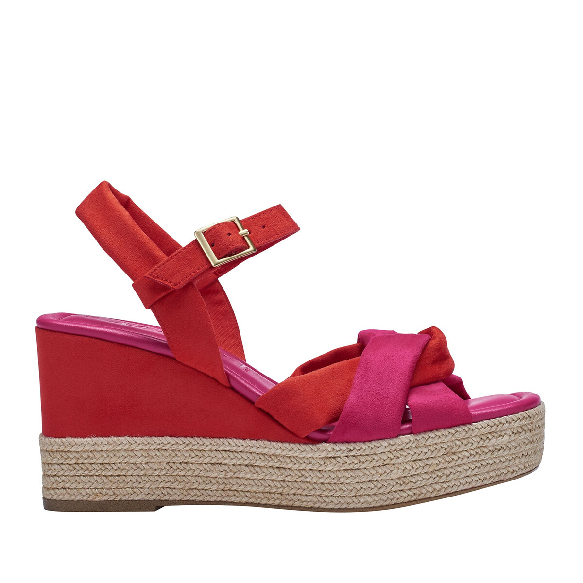 Sandalen met roze/rood Tamaris | La Redoute
