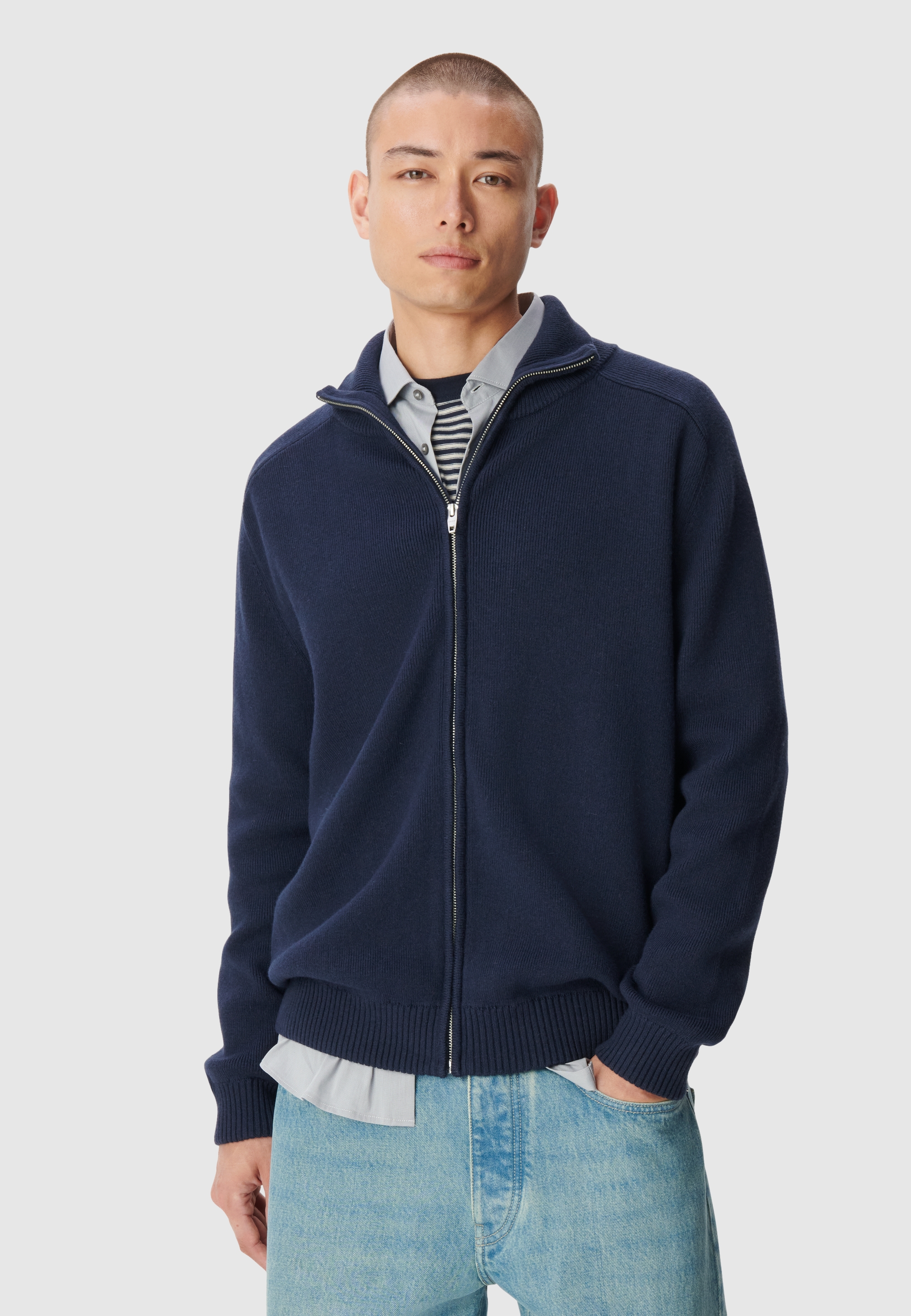 Cardigan tricot zippé, IKKS