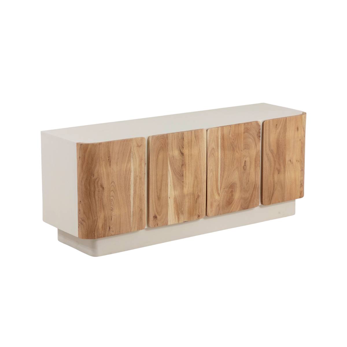 Meuble TV en bois de manguier MARY, MADE IN MEUBLES