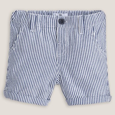 Striped Cotton Shorts LA REDOUTE COLLECTIONS