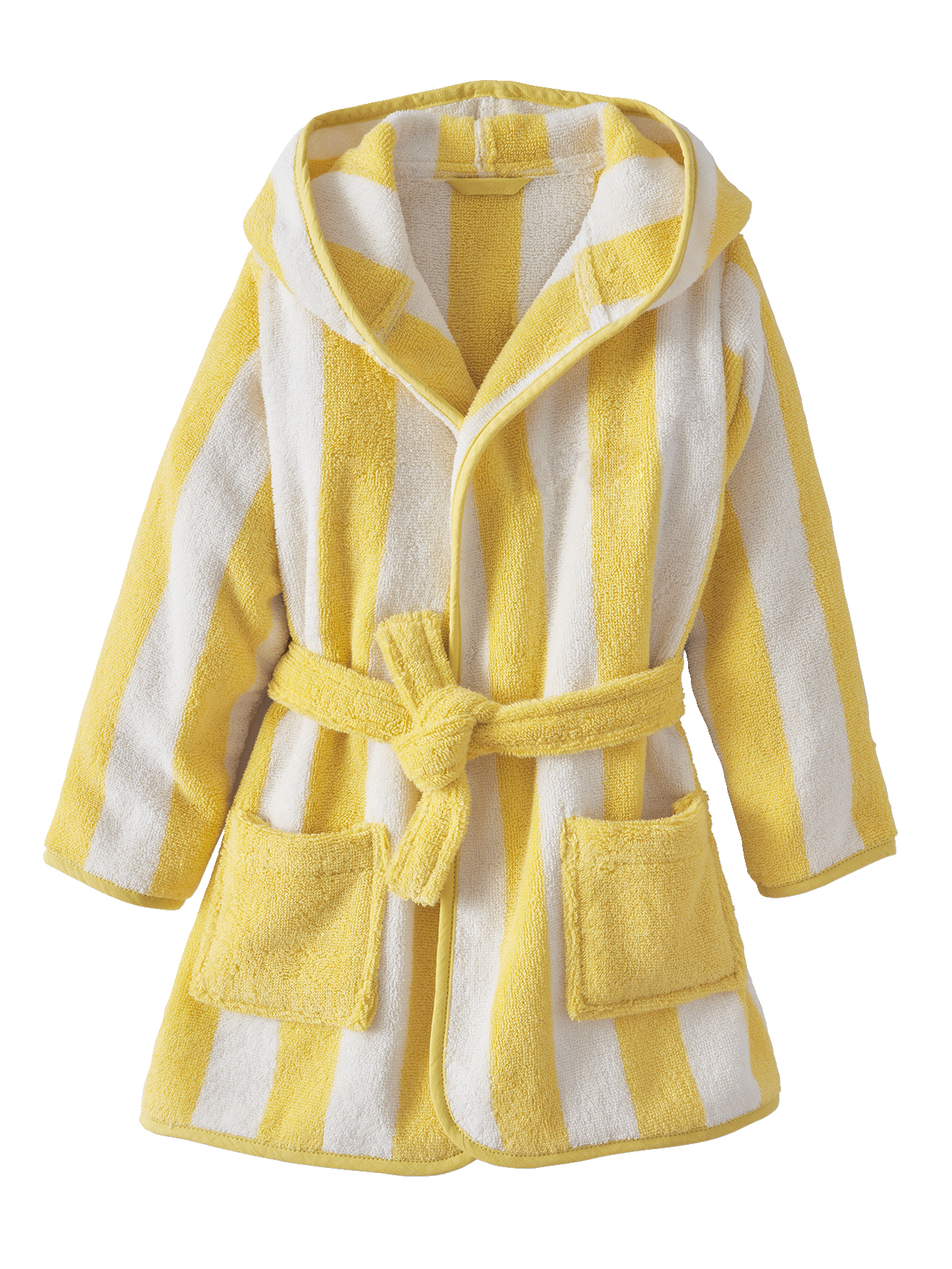 Peignoir de bain rayures TRANSAT, avec coton recyclé, VERTBAUDET
