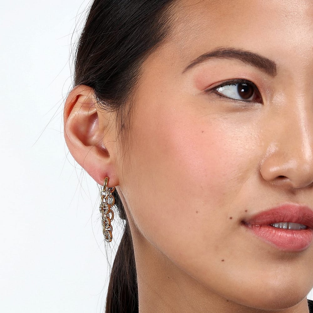 Boucles d'oreilles en Acier/oxyde de zirconium De Zirconium et Oxyde de zirconium, MORELLATO