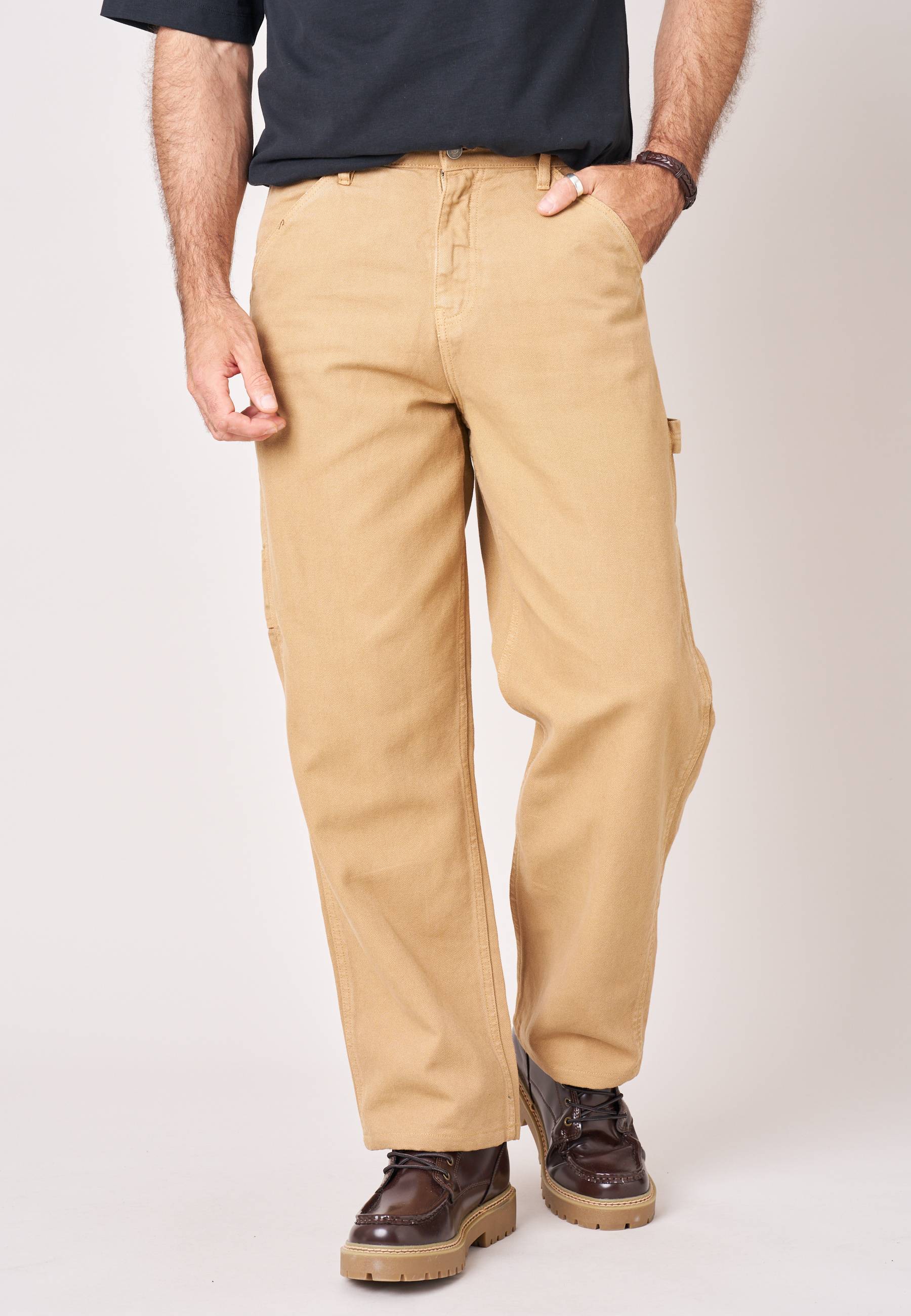 Pantalon baggy homme en toile 100% coton JADEL, DEELUXE