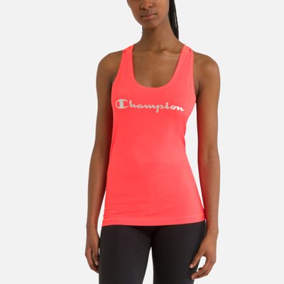 Athletic C-Tech Gym Vest Top with Logo Print CHAMPION