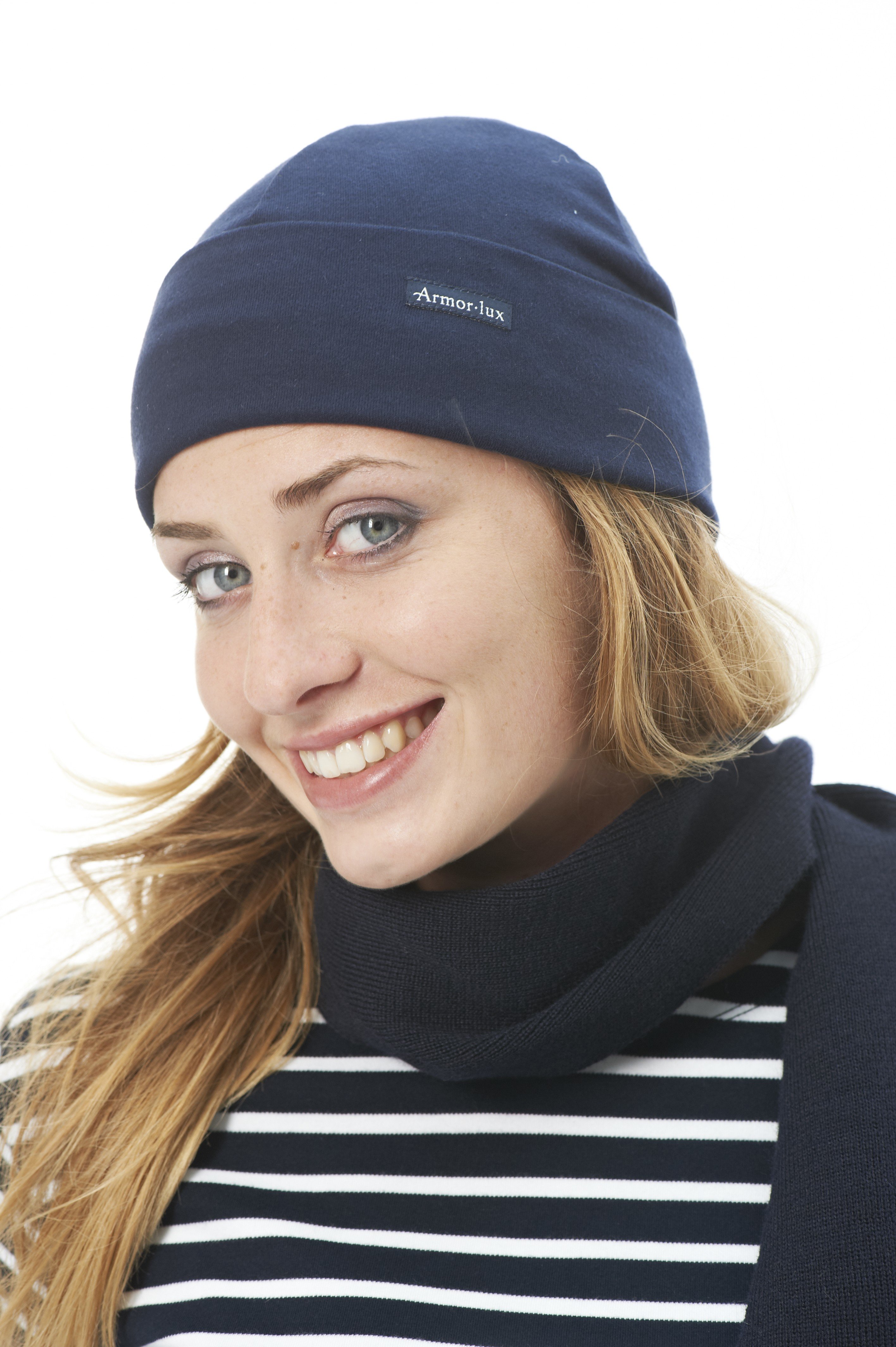 Bonnet Lannion Armor Lux En Laine | Bonnet Uni Réversible - Taille 0 (44cm) Et 2 (48cm)