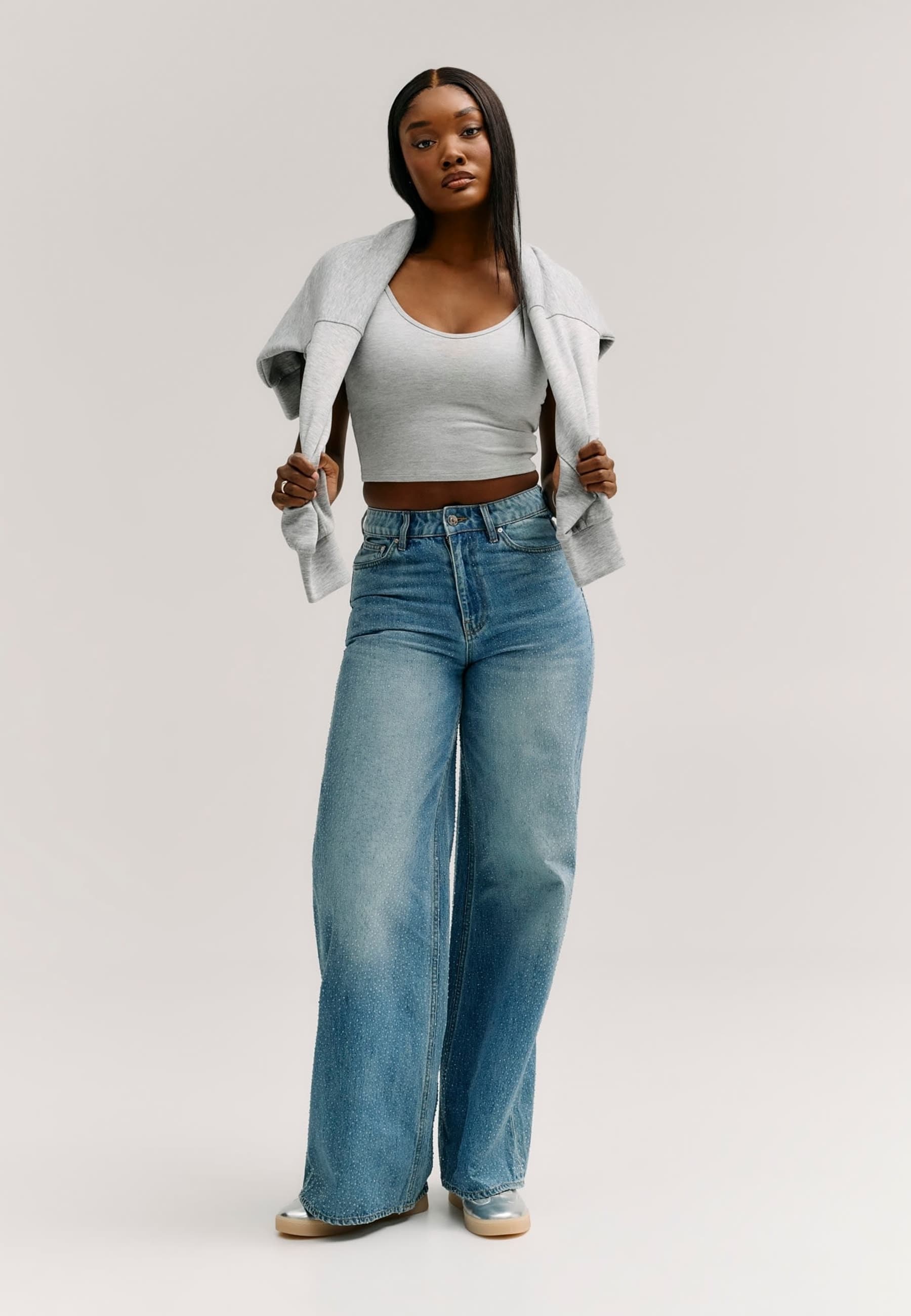 Jeans En Strass Alba, GUESS