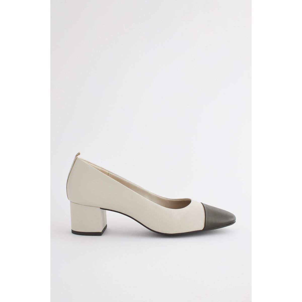 Chaussure petit talon blanche sales