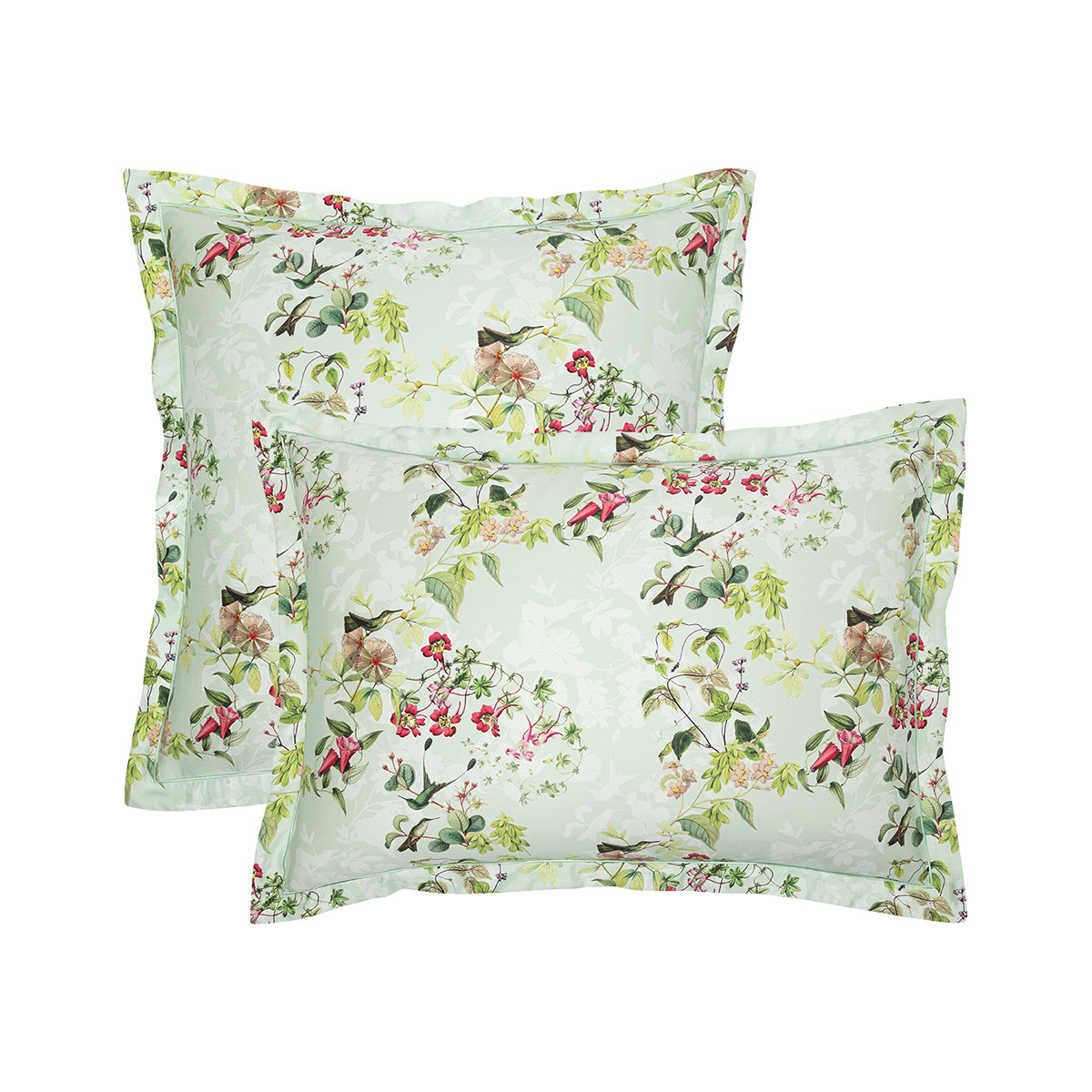 Taie d'oreiller satin de coton FOLIAGE, GARNIER THIEBAUT