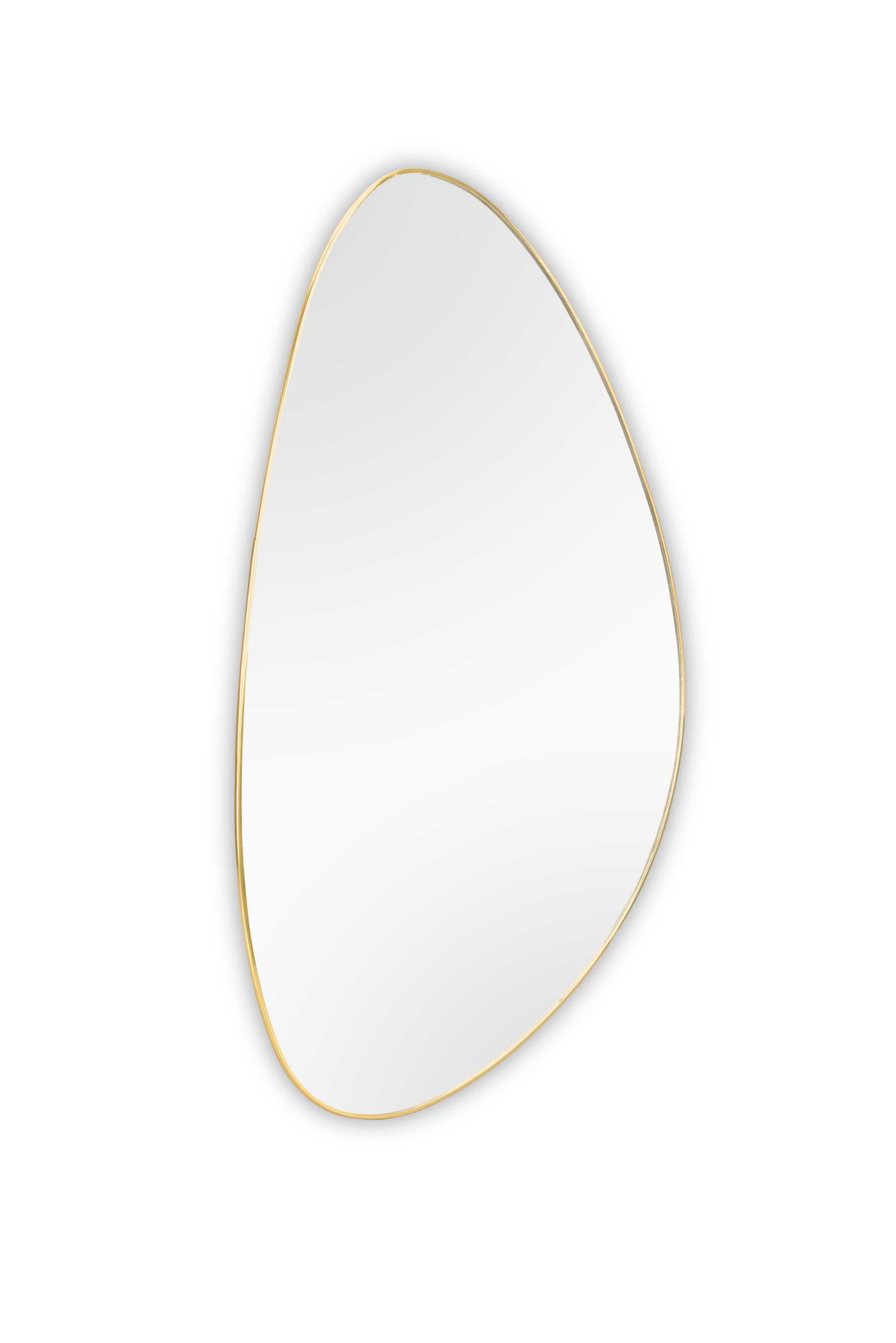 Miroir design en verre ovale, IDA, BOITE A DESIGN