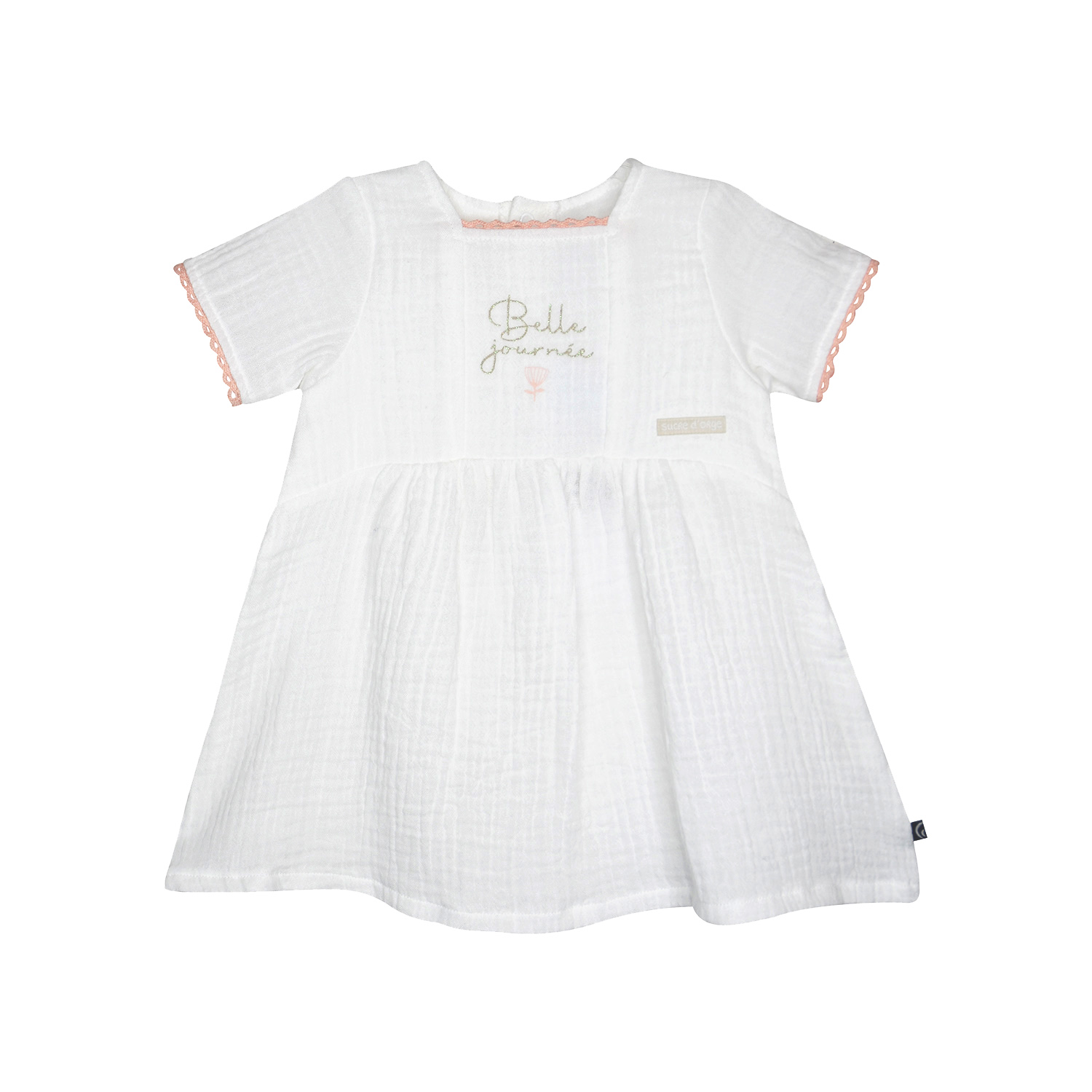 Robe odette manches courtes, SUCRE D'ORGE