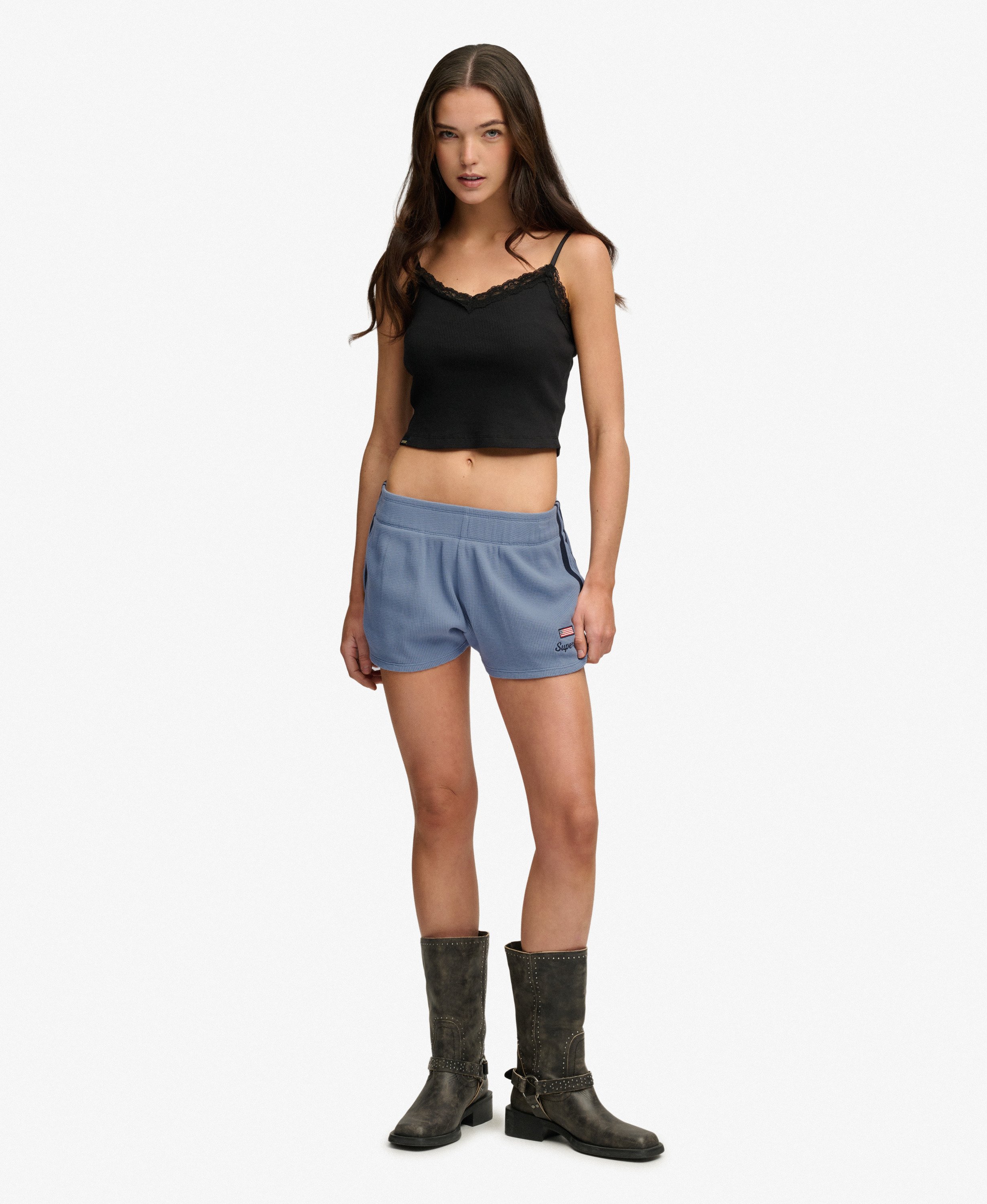 Short rétro gaufré Athletic Essentials, SUPERDRY
