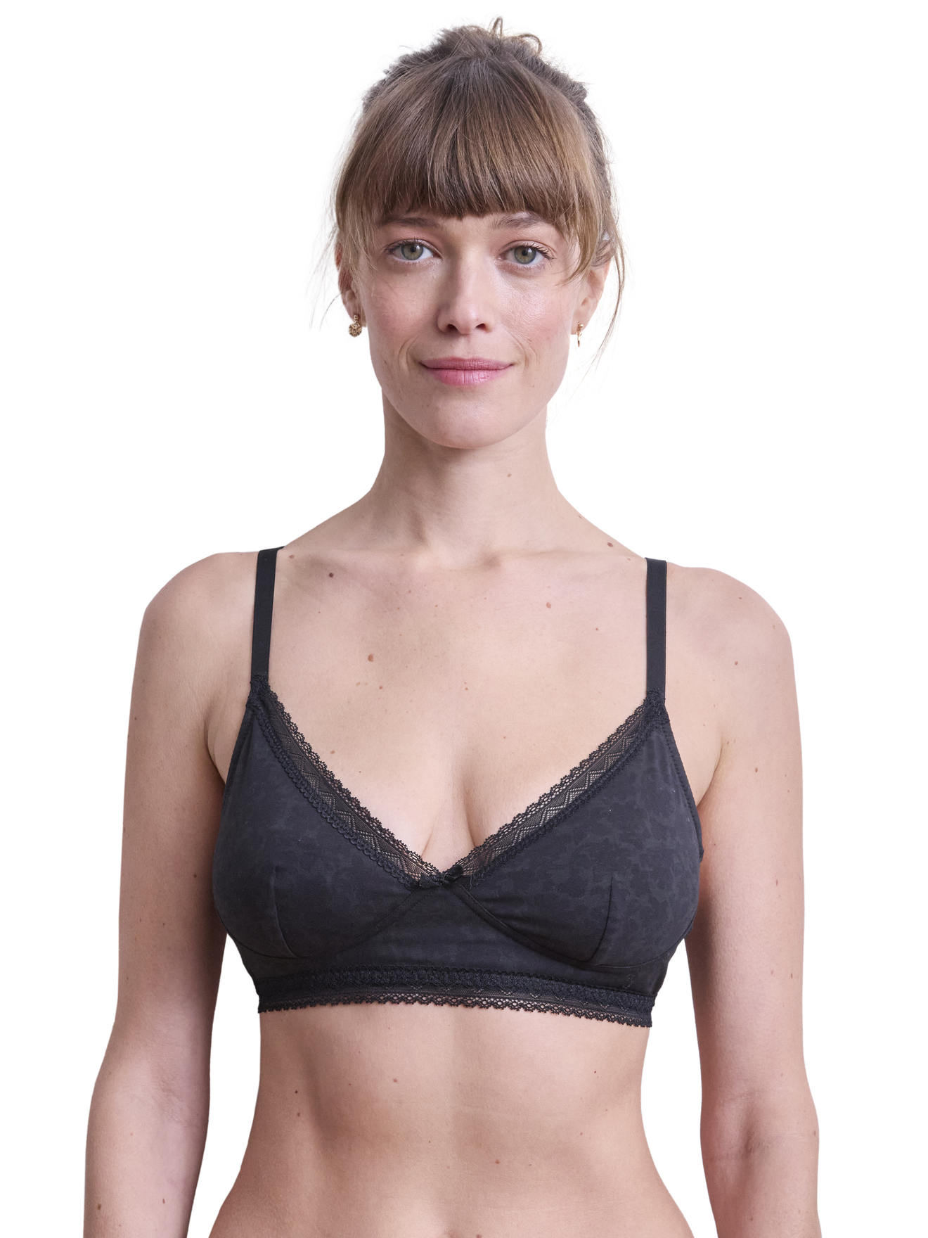 Lot 2 soutiens-gorge de grossesse coton biologique et dentelle, VERTBAUDET