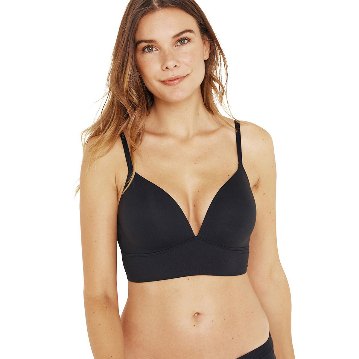 Image of Non-Underwired Bustier Bra with a Second Skin Feel
