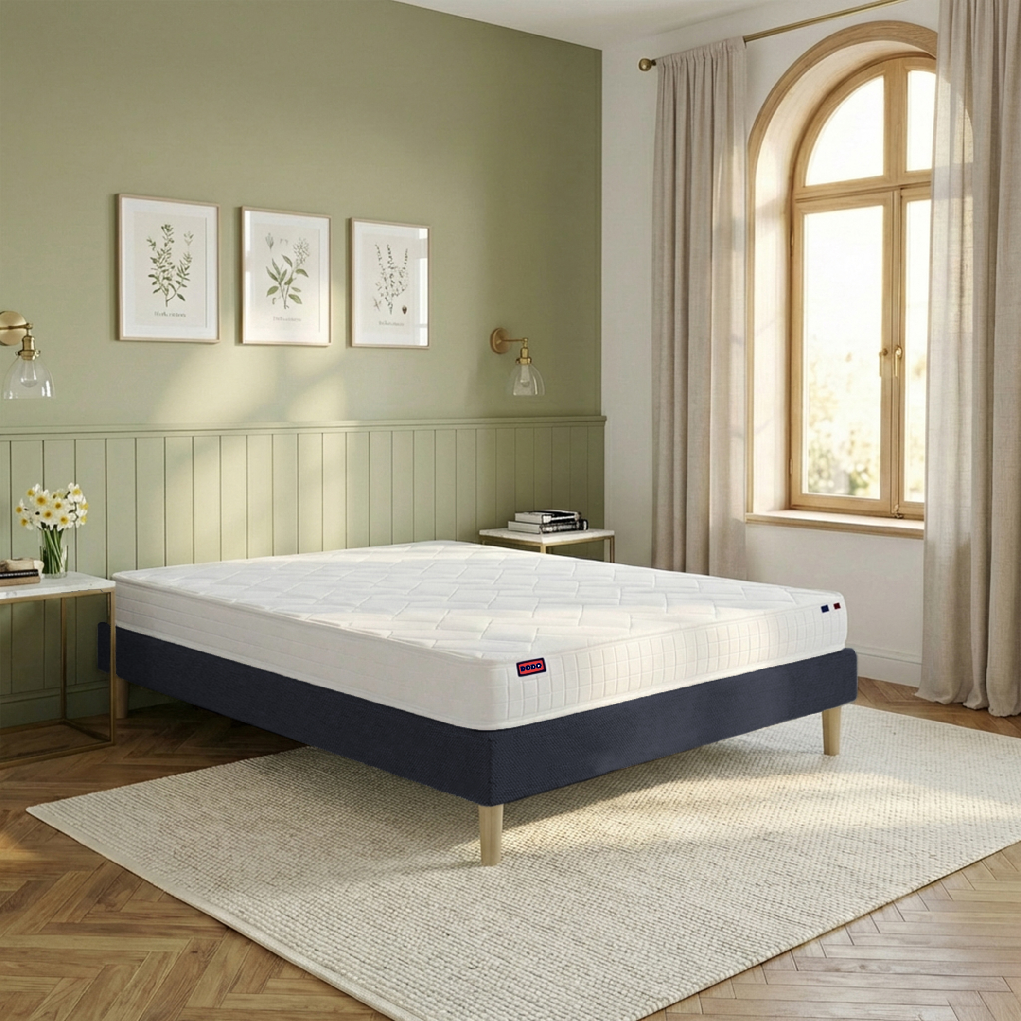 Ensemble lit - Matelas + sommier - Bleu ACCESS, DODO
