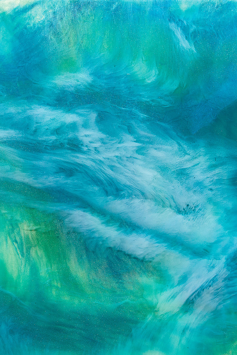 Tableau bleu nebuleux, HEXOA