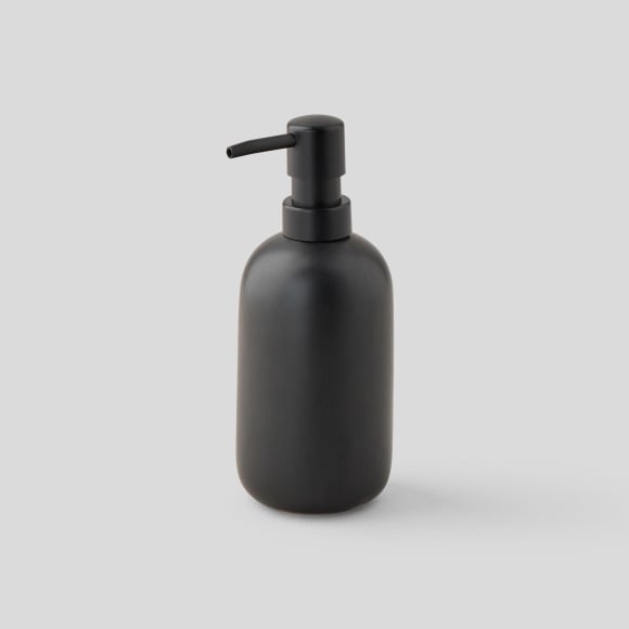 Distributeur de savon Ceramique noir, MONOPRIX MAISON