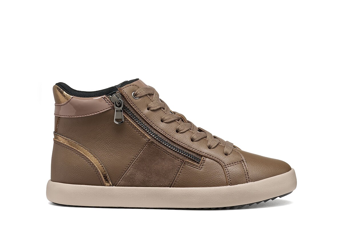 GEOX Zapatillas de caña alta transpirables, BLOMIEE
