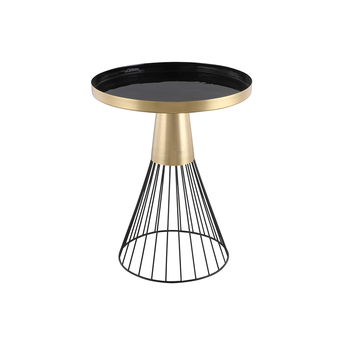 Table d'appoint ronde en acier laqué D41 cm SPLEEN, MILIBOO