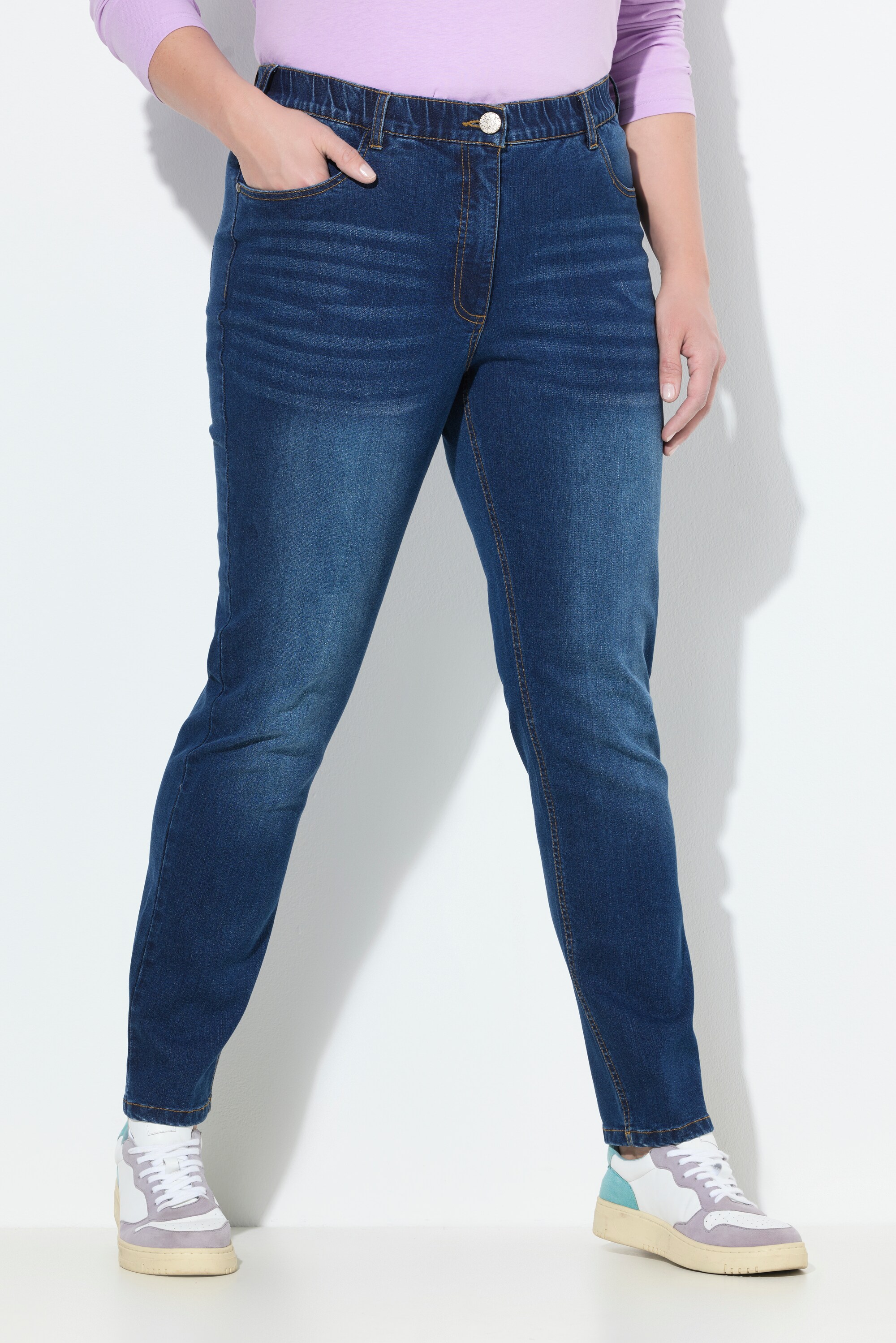 Jean Mia en denim stretch, taille confortable, ULLA POPKEN