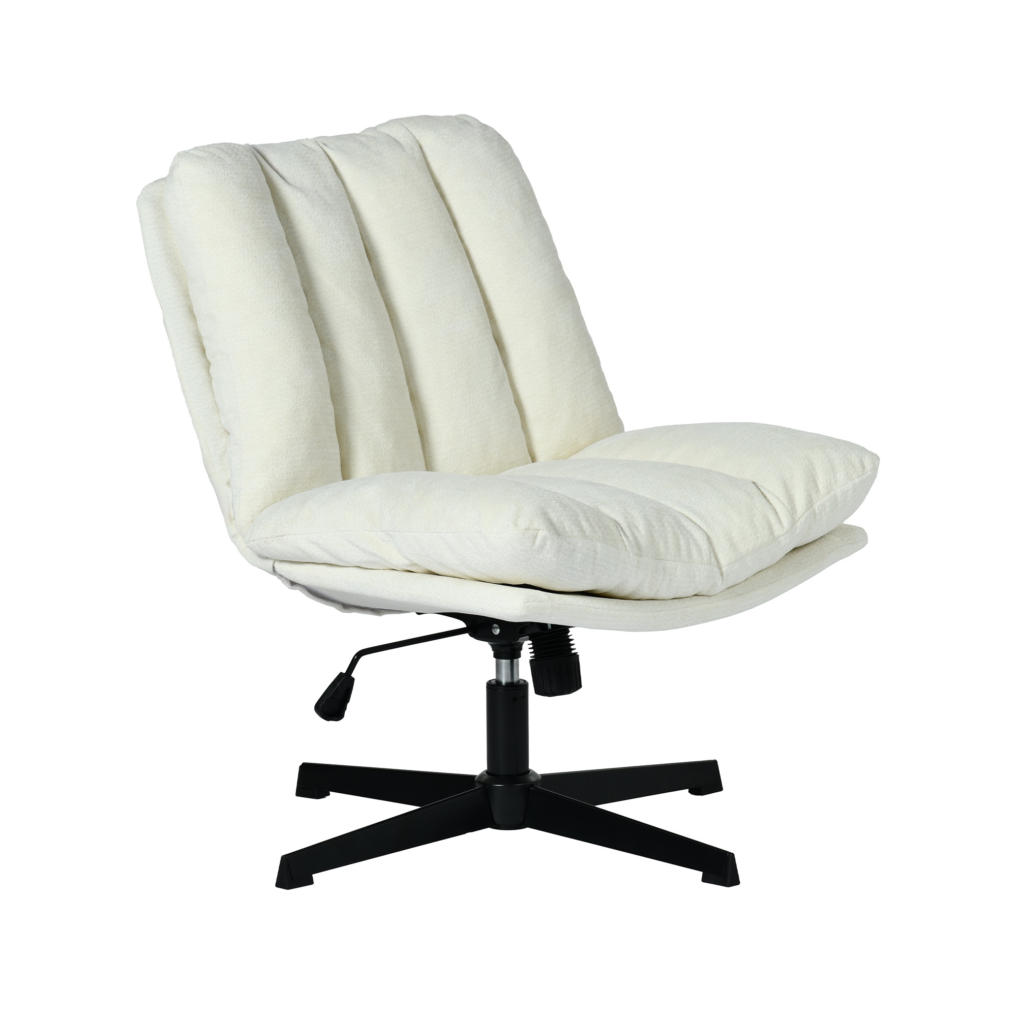 Fauteuil relax réglable et rotatif en tissu chenille, CONFOD, MEUBLES COSY