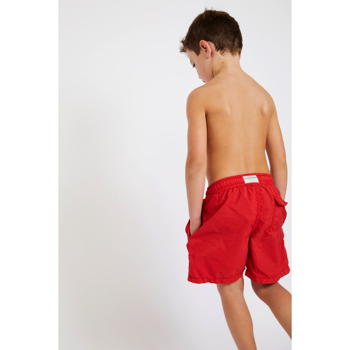 Short de top bain bordeaux