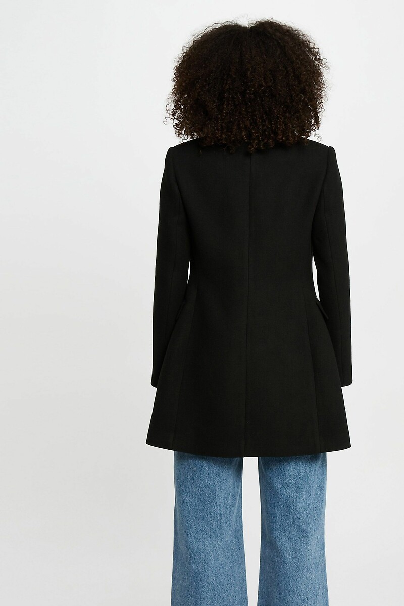 Cappotto Morgan Lunghezza Media, Doppio Petto Con Colletto Alto – Taglio Dritto E Linea Classica