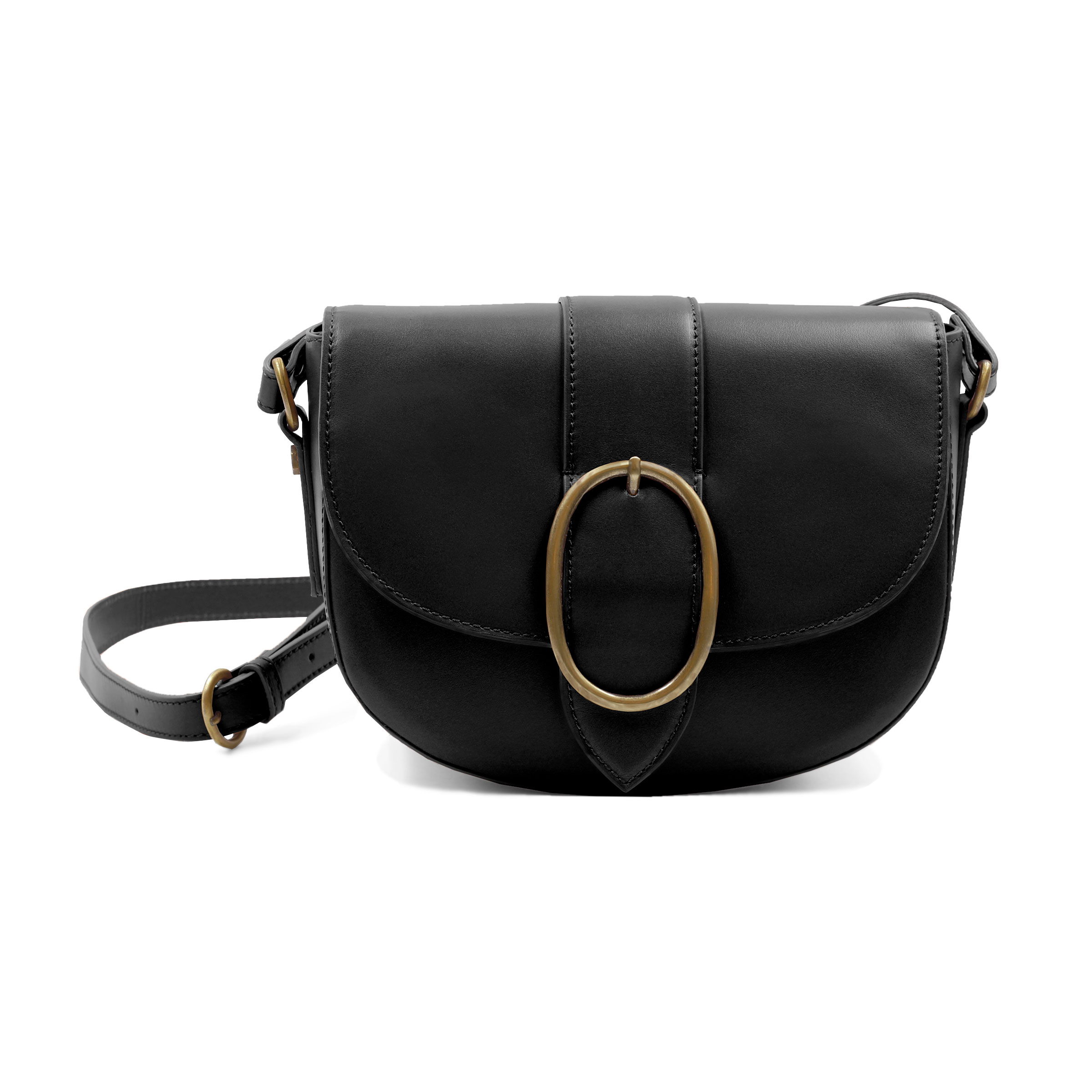 Sac boucle cuir lisse, JULES & JENN