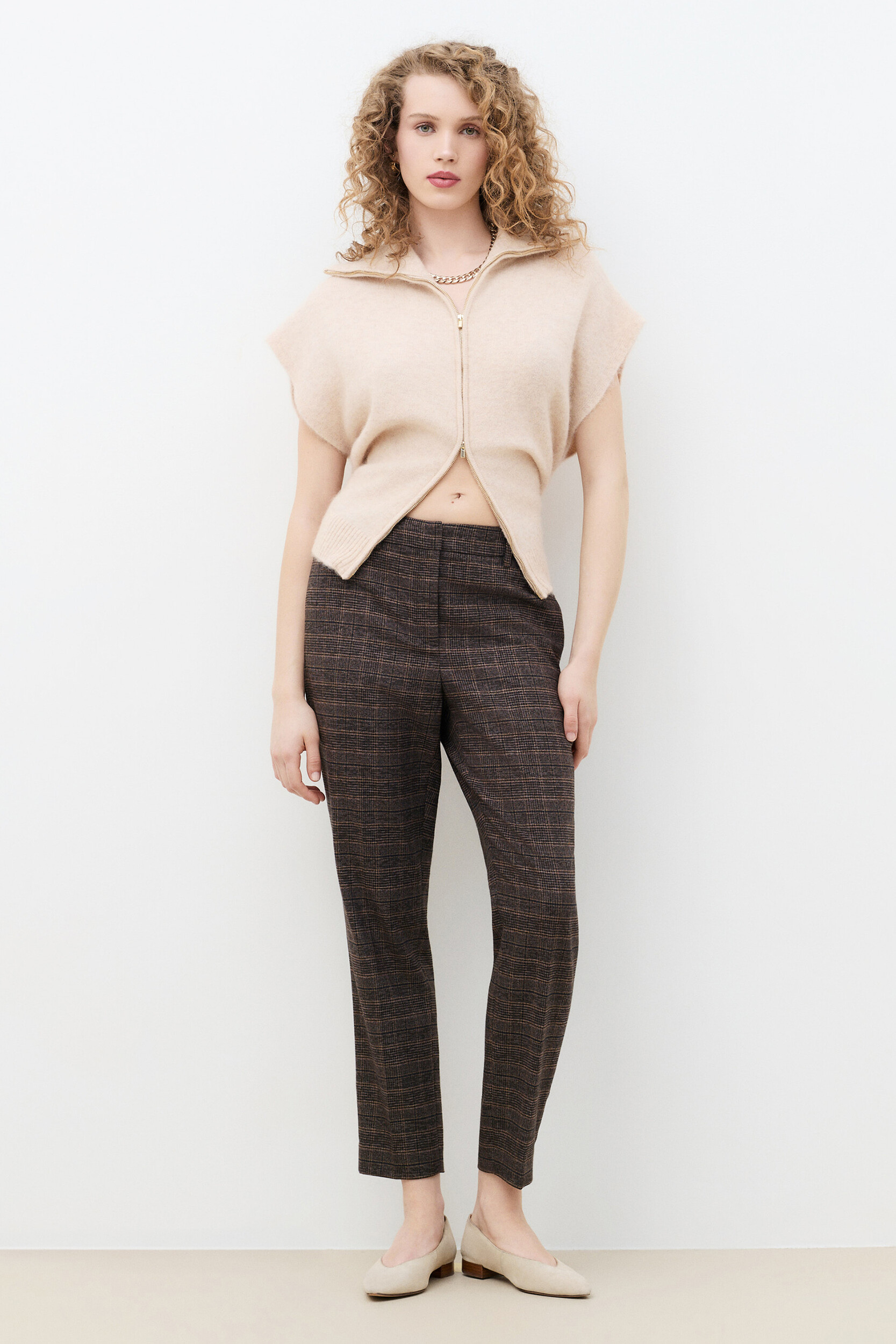 Pantalon coupe cigarette PSIDIKOFil textile, CAROLL