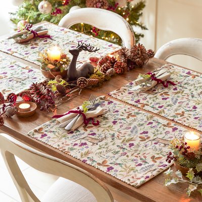 Reindeer Set of 4 Table Placemats SO'HOME