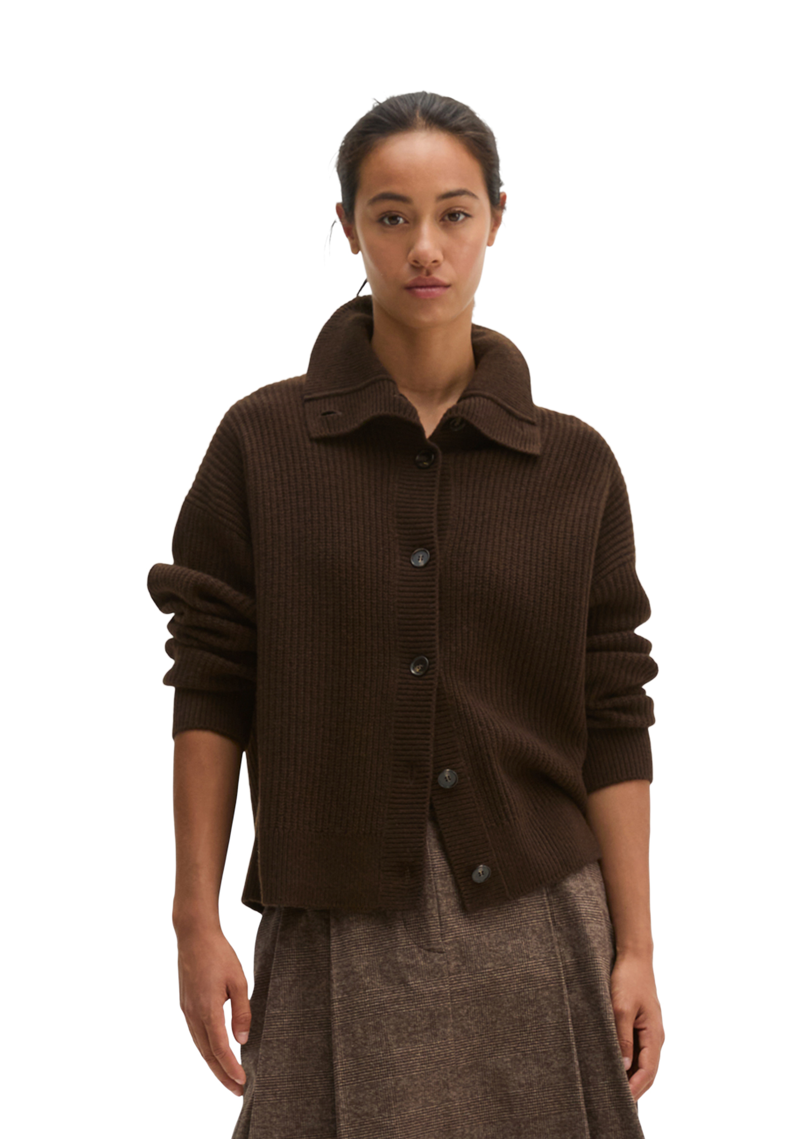Cardigan ample en mélange de laine vierge douce, MARC O'POLO