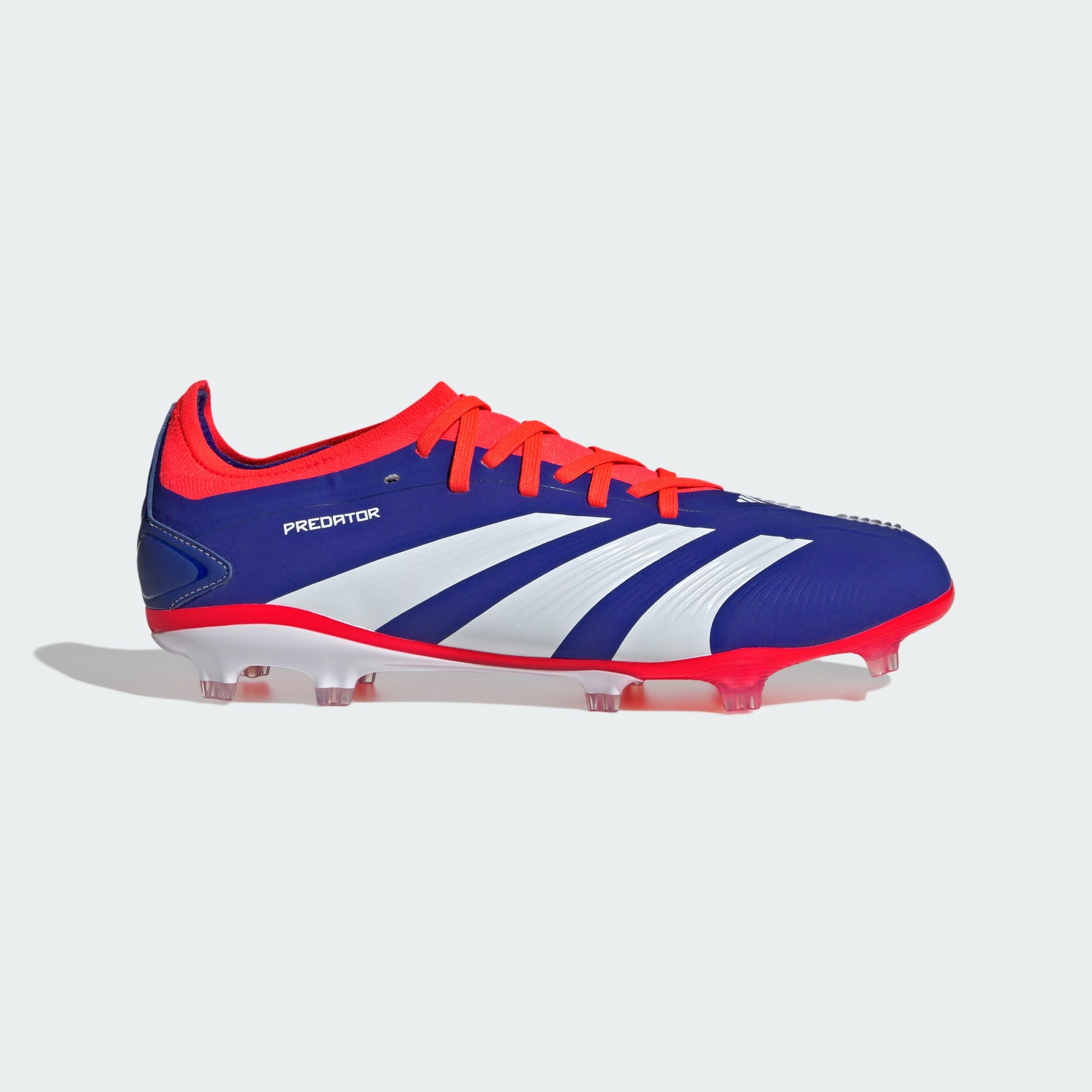 Chaussure predator pro terrain souple cloud white solar red lucid blue Adidas Performance La Redoute