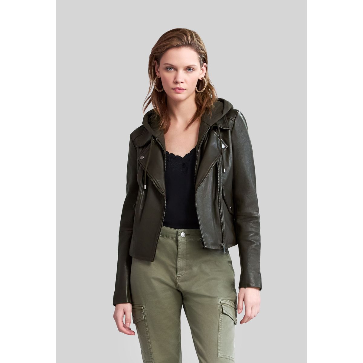 Veste cuir femme esprit deals