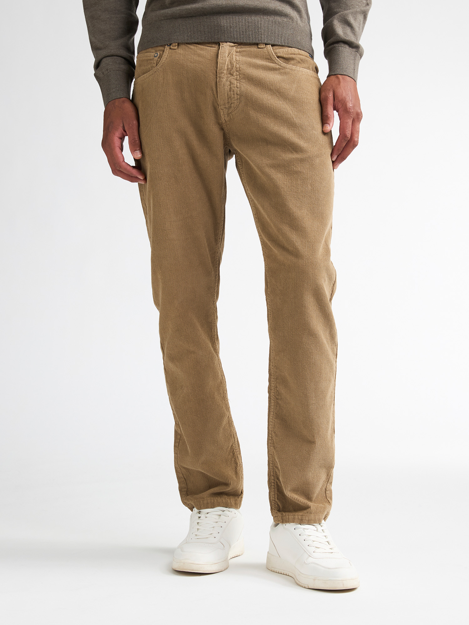 Pantalon fuselé en velours côtelé barrett, PETROL INDUSTRIES
