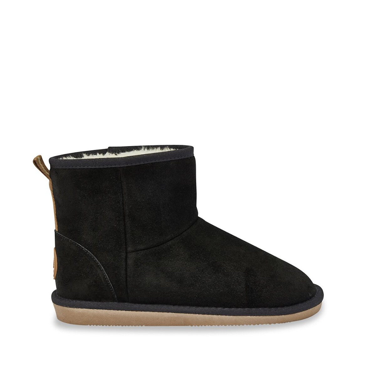 Chillou Suede Ankle Boots with Faux Fur Lining