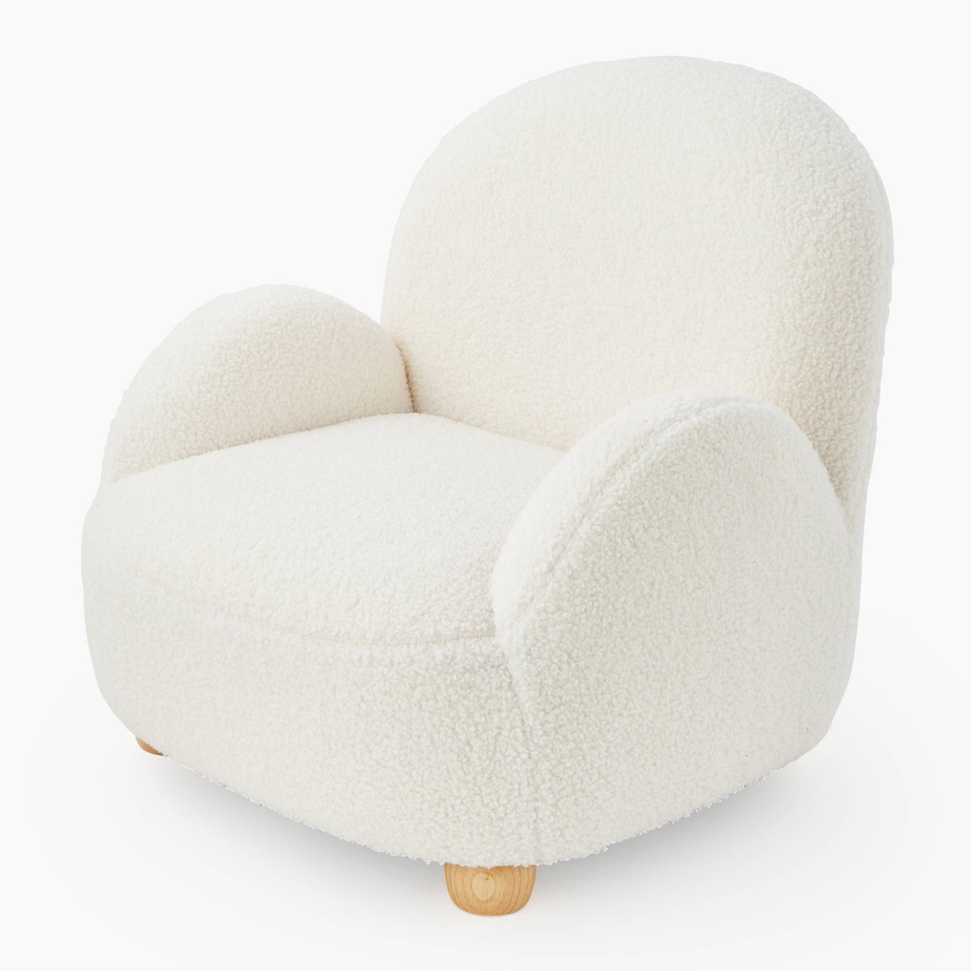 Fauteuil enfant, 50x39,4x44cm, sherpa, MONOPRIX MAISON