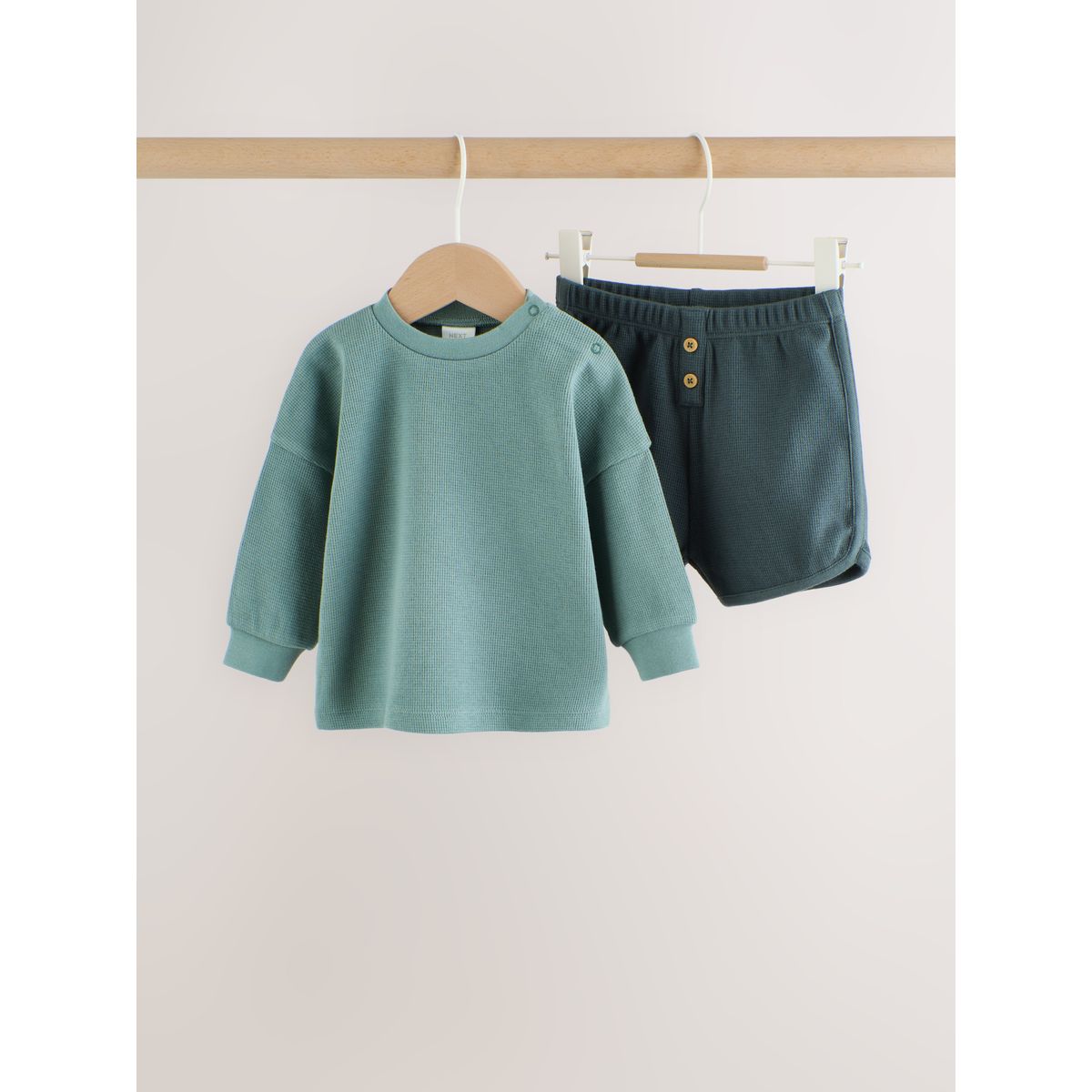 Ensemble short et haut à manches longues bébé, NEXT