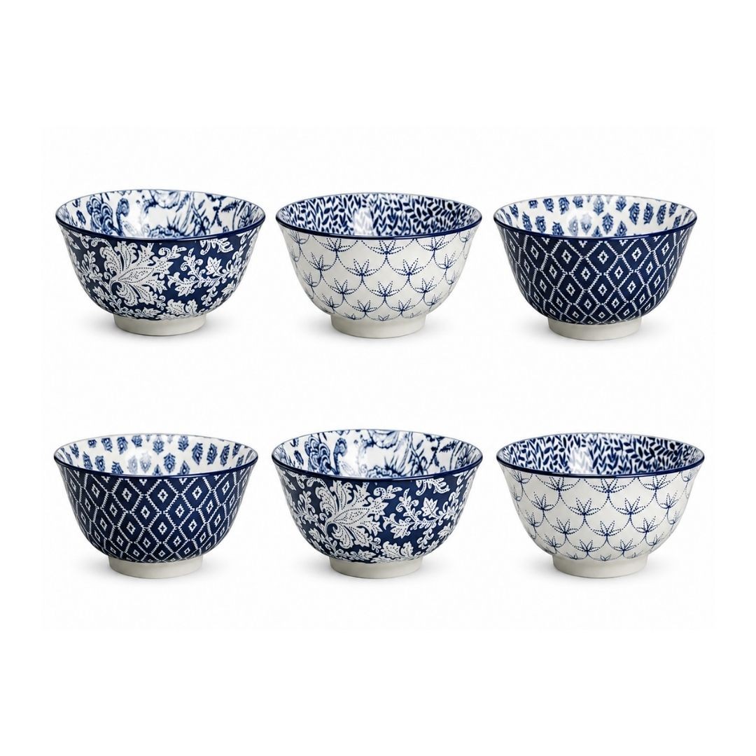 Lot de 6 bols médiums, MAJORELLE, ARTIME