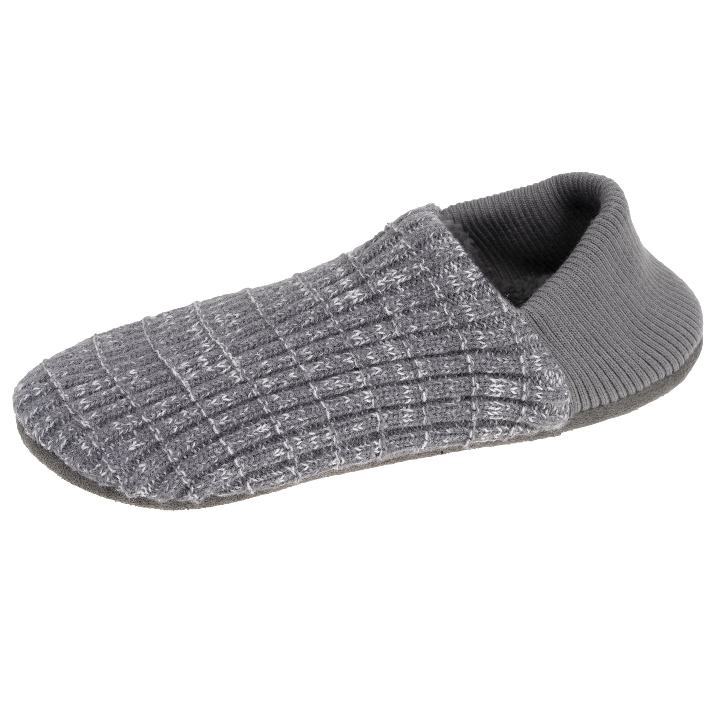 Chaussettes d'intérieur maille côtelée, picots antidérapants, ISOTONER