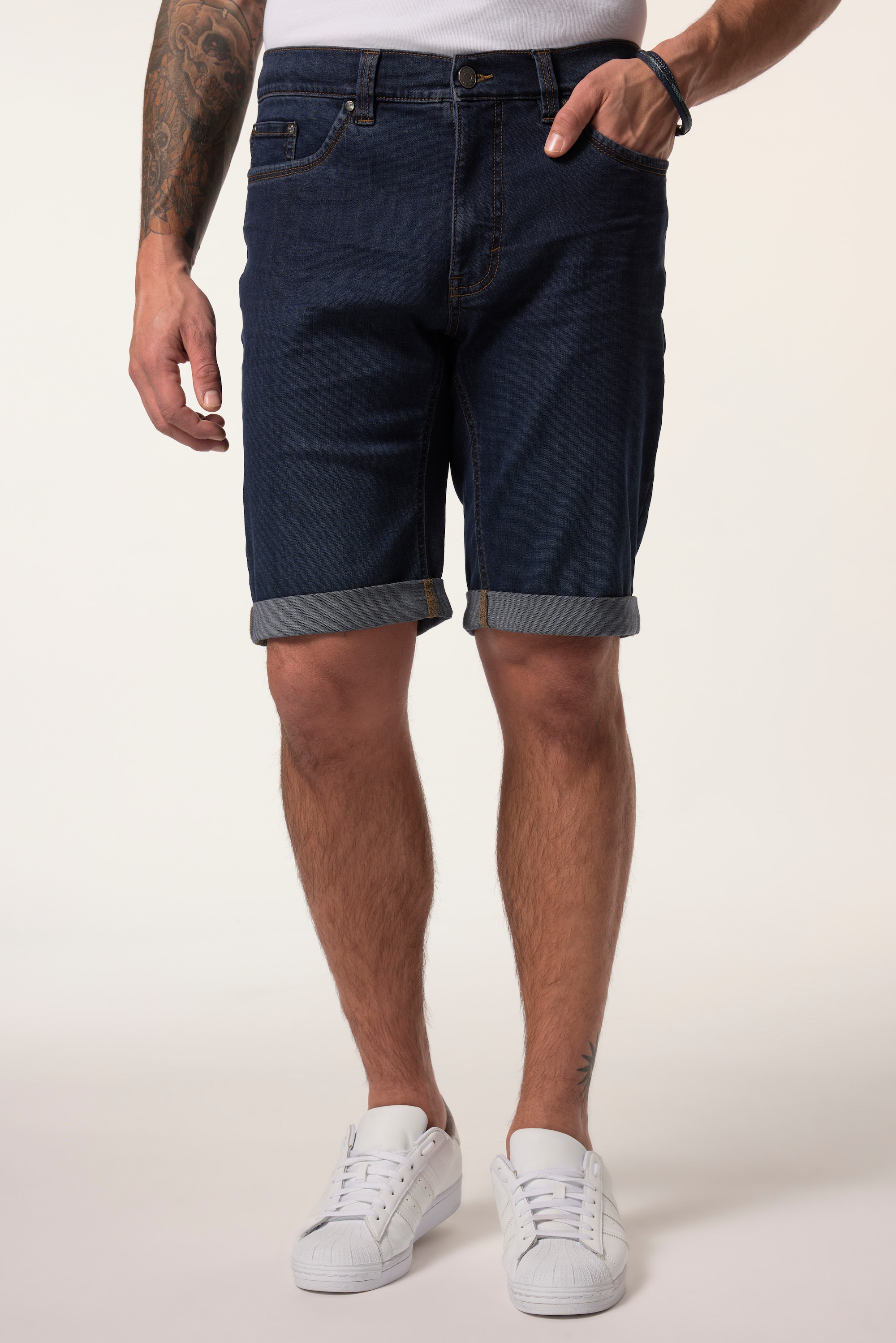 Bermuda en jean coloré, FLEXNAMIC®, JP1880