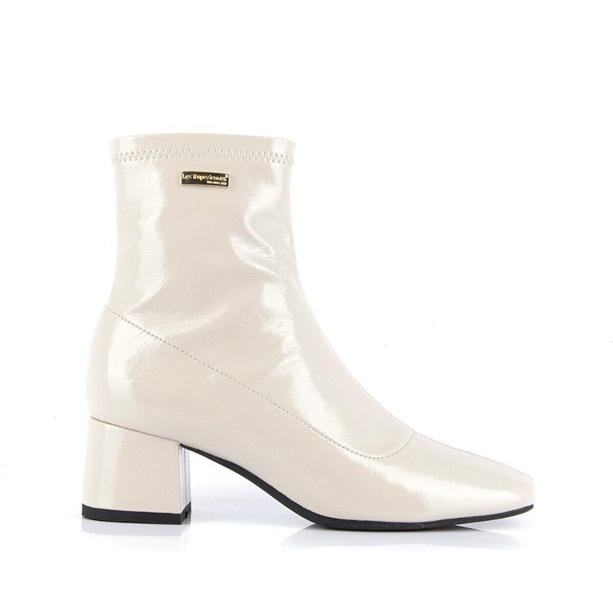 Bottines chelsea blanche La Redoute