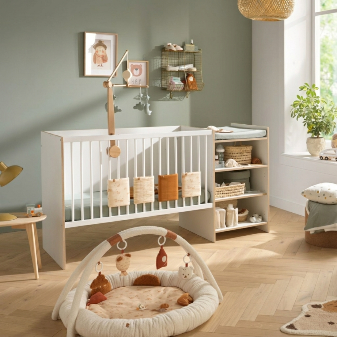 Lit combiné évolutif en bois, BABY PRICE