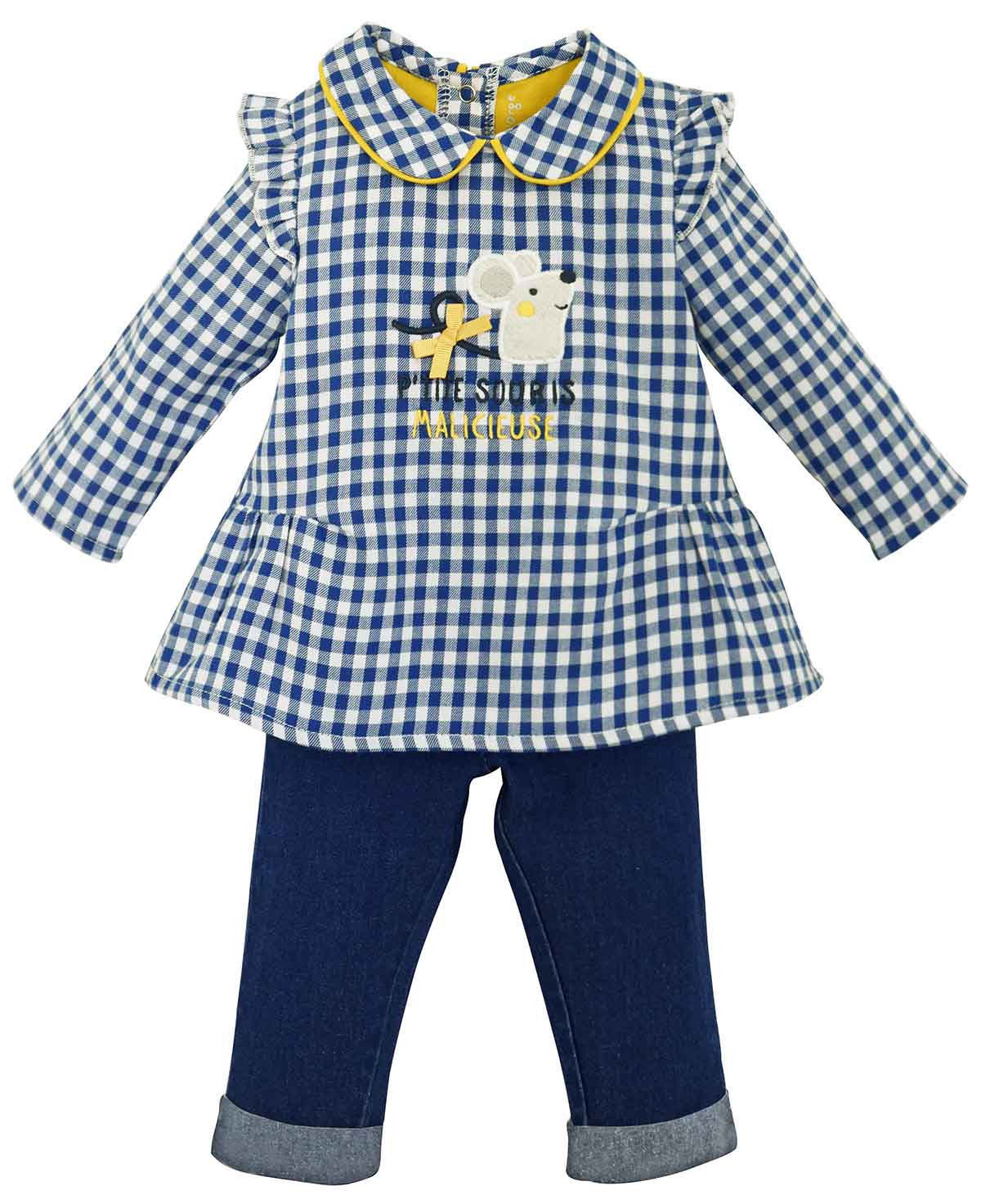 Tunique et pantalon bebe marine, SUCRE D'ORGE