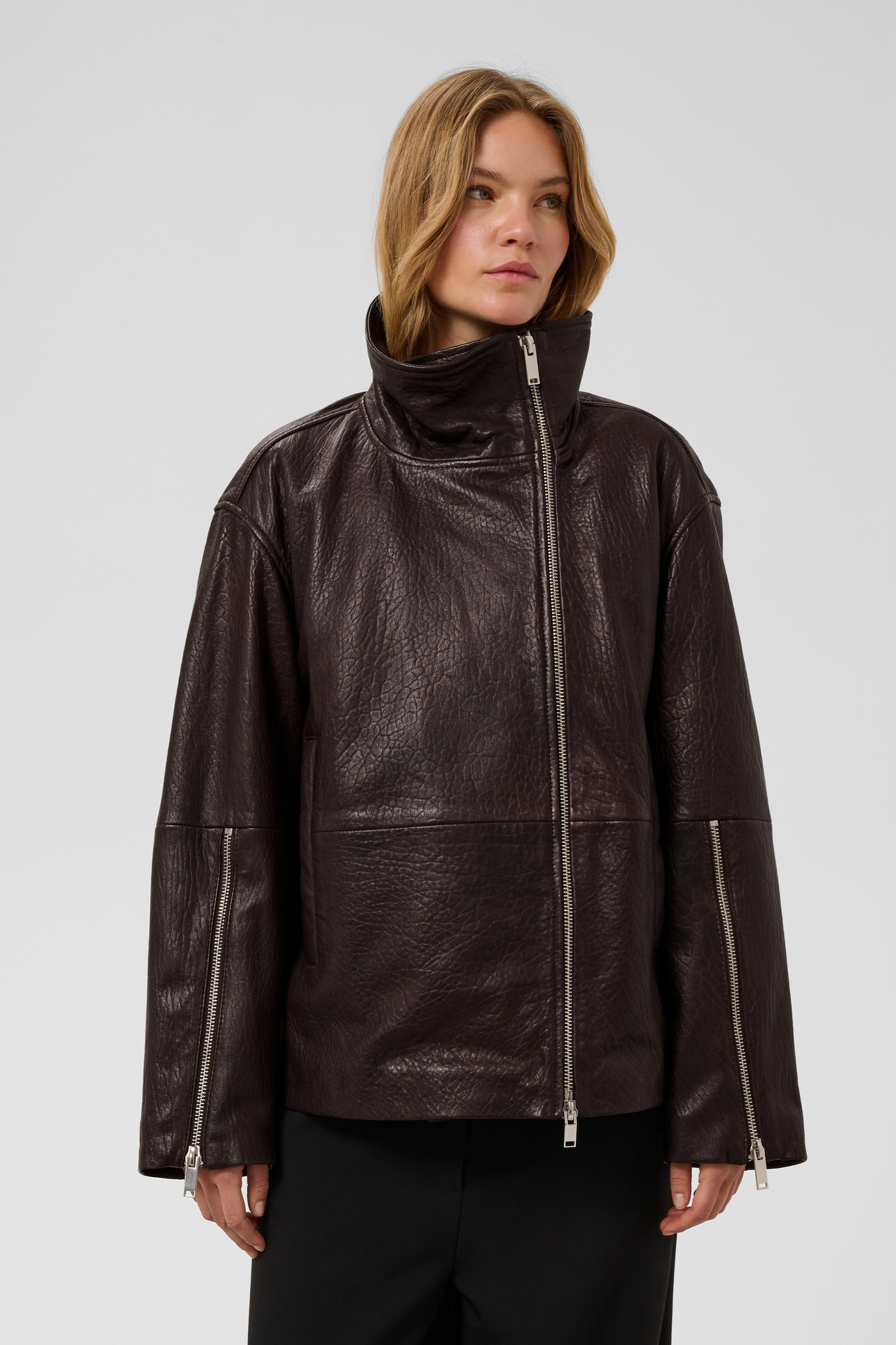 Veste en cuir, SOAKED IN LUXURY